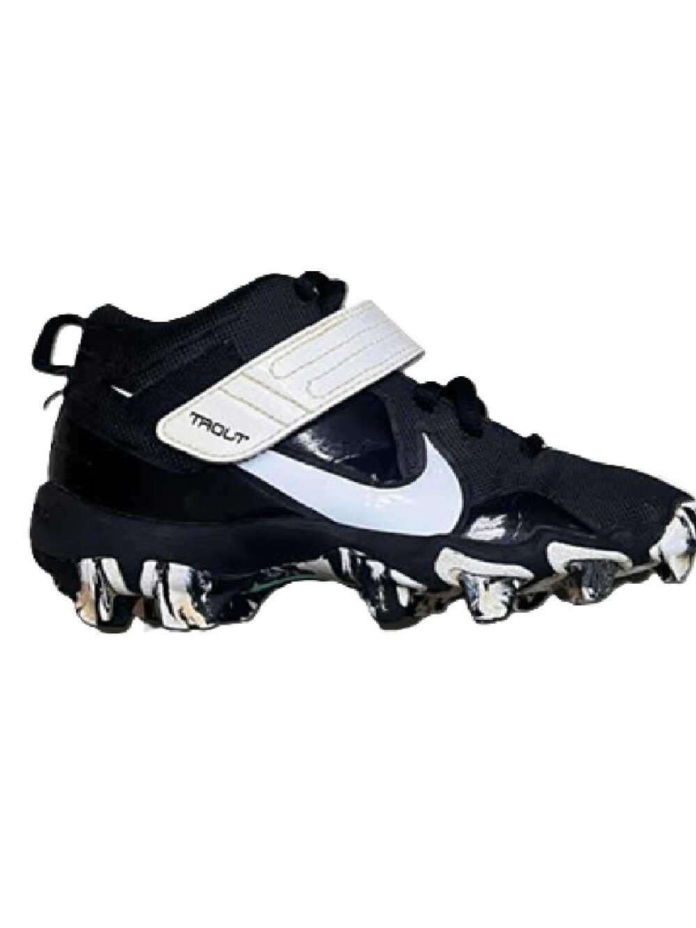 Nike Force Trout 7 Keystone GS Baseball Cleat - Youth Size 11C - Black BM1